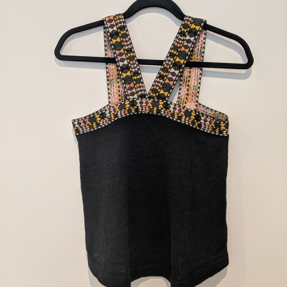 Madewell Embroidered Strap Tank